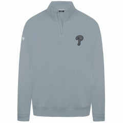Philadelphia Phillies Levelwear Murray Nightfall Quarter-Zip Top - Gray - MLB on Sale