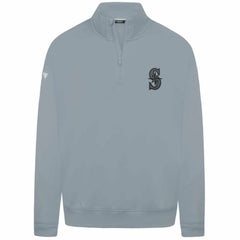 Seattle Mariners Levelwear Murray Nightfall Quarter-Zip Top - Gray - MLB Discount