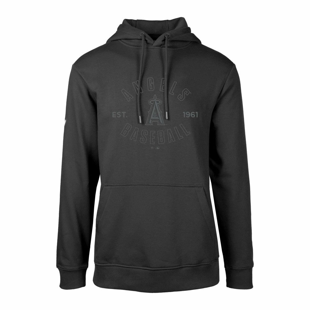 Los Angeles Angels Levelwear Podium Abyssal Pullover Hoodie - Black - MLB Discount