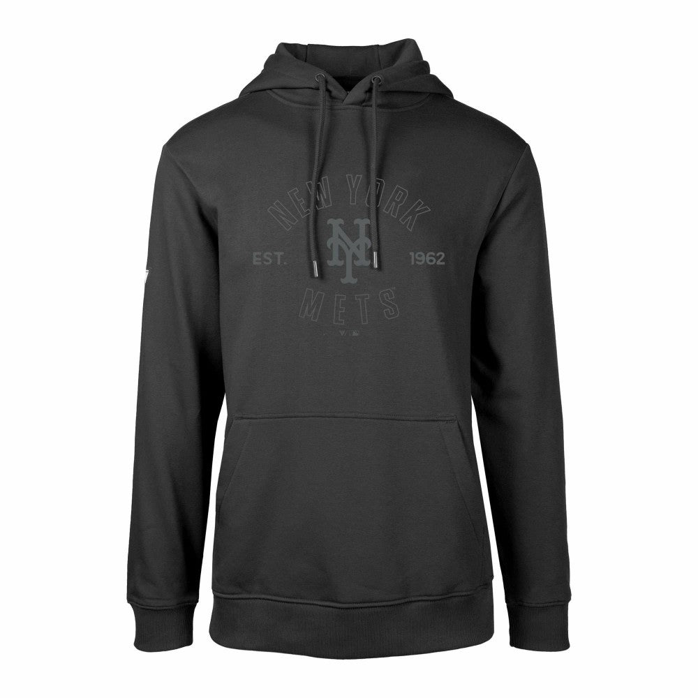 New York Mets Levelwear Podium Abyssal Pullover Hoodie - Black - MLB Sale