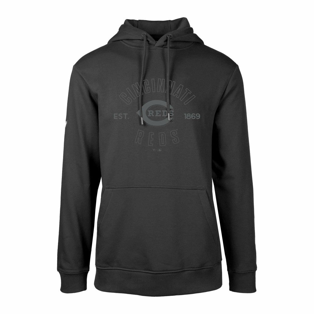 Cincinnati Reds Levelwear Podium Abyssal Pullover Hoodie - Black - MLB Sale