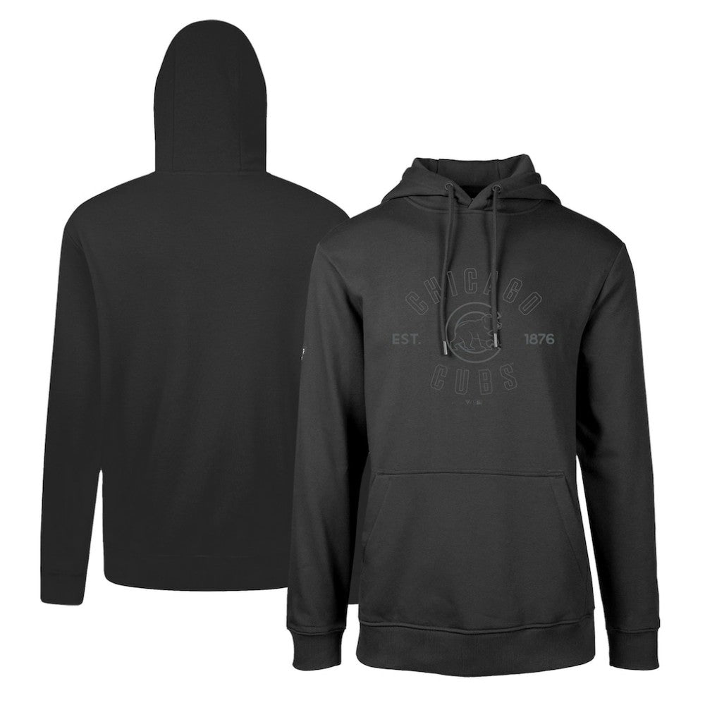 Chicago Cubs Levelwear Podium Abyssal Pullover Hoodie - Black - MLB Online
