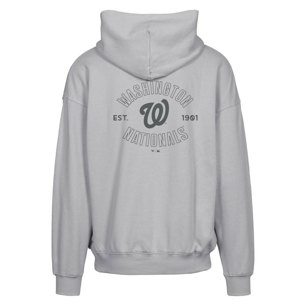 Washington Nationals Levelwear Uphill Abyssal Full-Zip Hoodie - Gray - MLB Sale