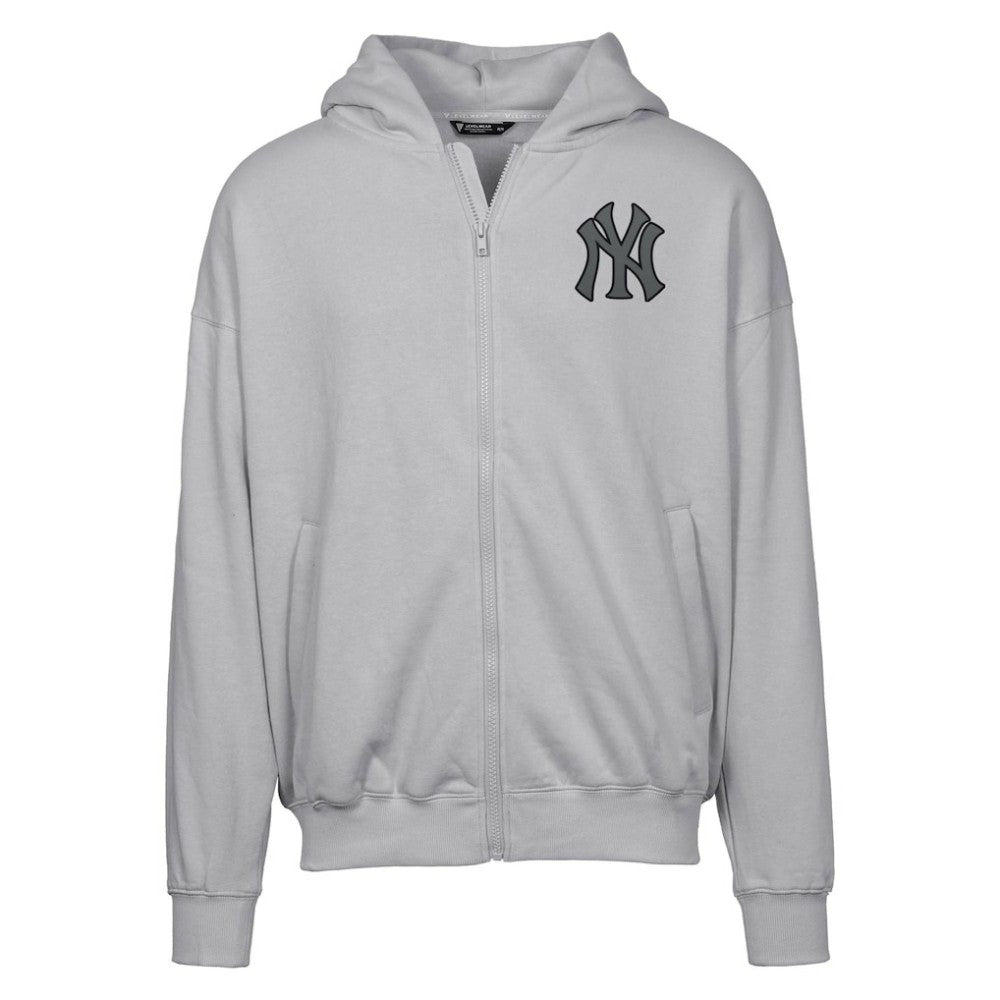 New York Yankees Levelwear Uphill Abyssal Full-Zip Hoodie - Gray - MLB Online