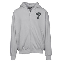 Philadelphia Phillies Levelwear Uphill Abyssal Full-Zip Hoodie - Gray - MLB on Sale