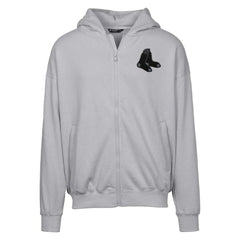 Boston Red Sox Levelwear Uphill Abyssal Full-Zip Hoodie - Gray - MLB Discount