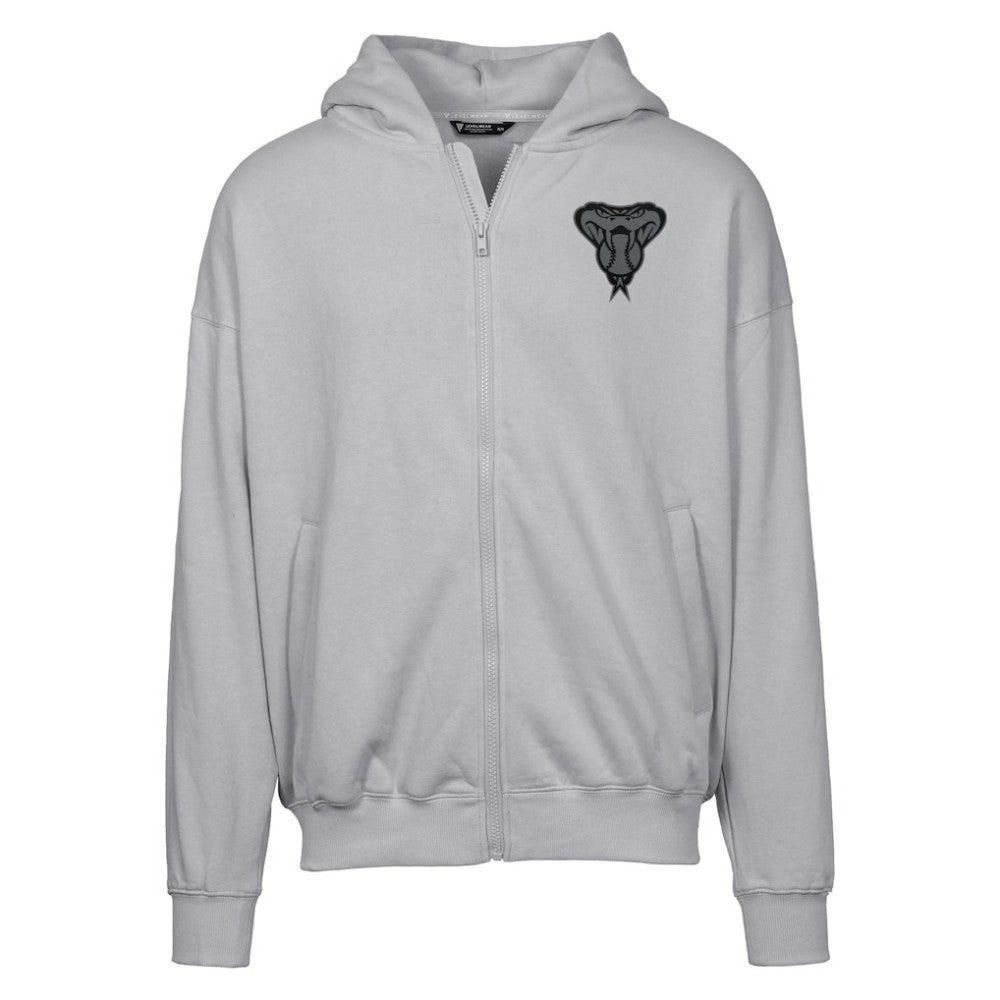 Arizona Diamondbacks Levelwear Uphill Abyssal Full-Zip Hoodie - Gray - MLB Lifestyle
