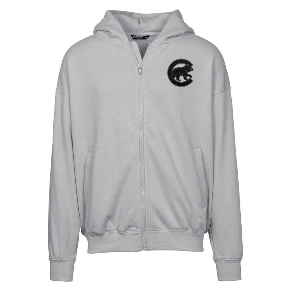 Chicago Cubs Levelwear Uphill Abyssal Full-Zip Hoodie - Gray - MLB Online