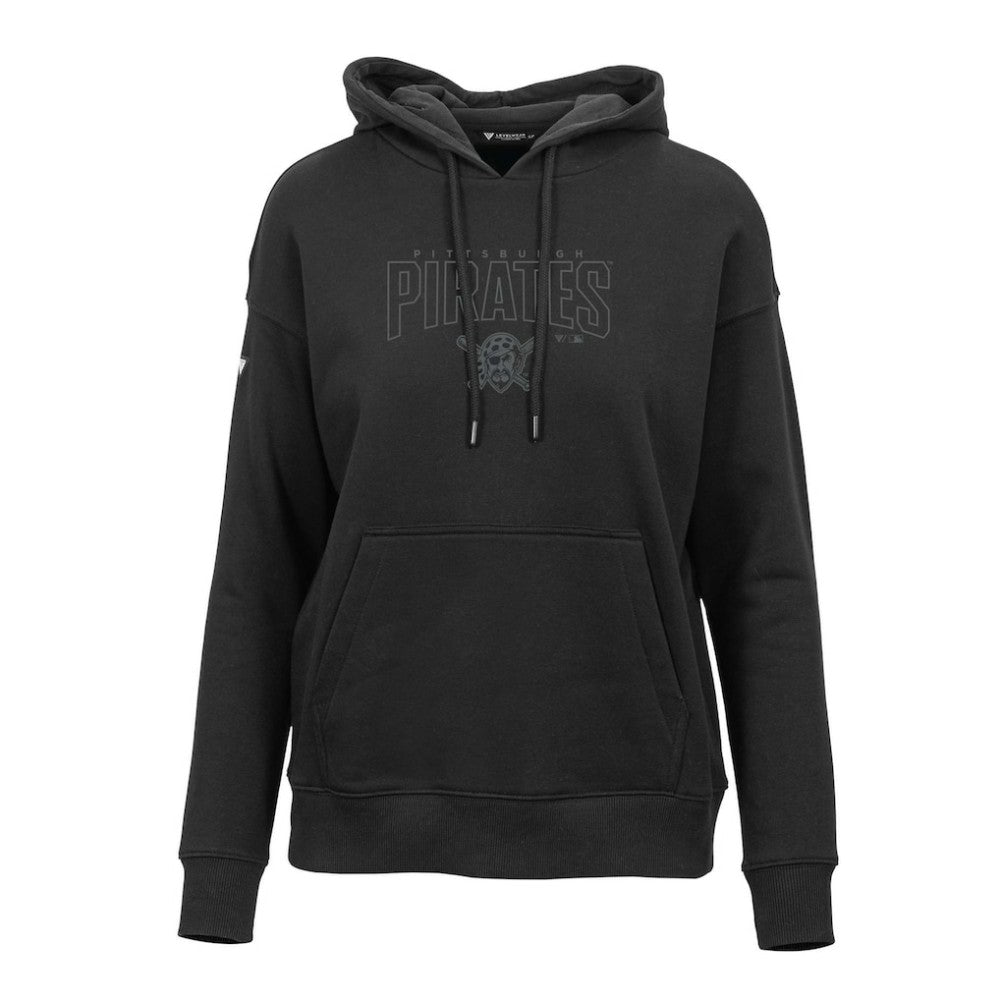 Pittsburgh Pirates Levelwear Women's Adorn Darkmoon Pullover Hoodie - Black - MLB Online