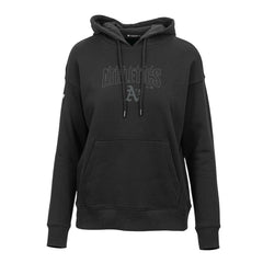Oakland Athletics Levelwear Women's Adorn Darkmoon Pullover Hoodie - Black - MLB Online