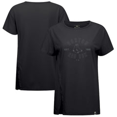 Boston Red Sox Levelwear Women's Influx Abyssal T-Shirt - Black - MLB Discount
