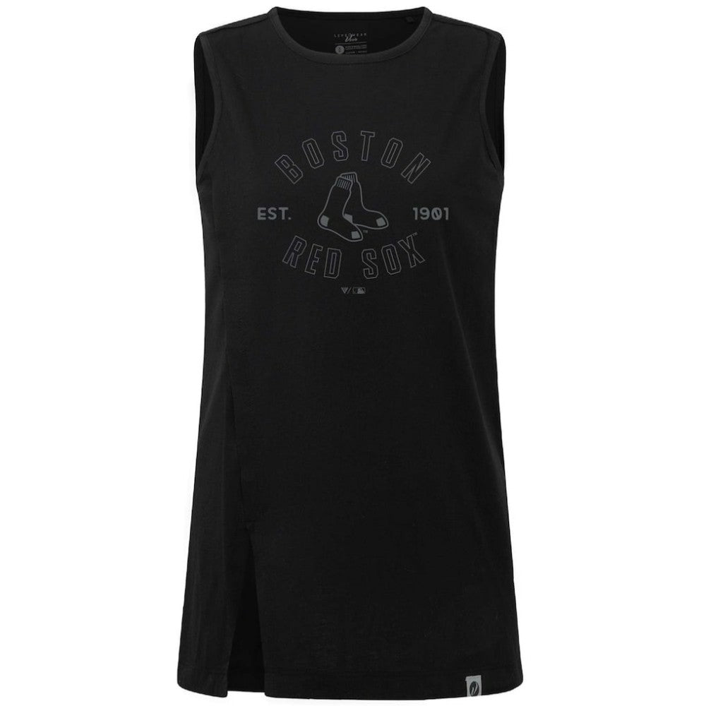 Boston Red Sox Levelwear Women's Influx Abyssal Tank Top - Black - MLB Online
