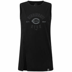 Cincinnati Reds Levelwear Women's Influx Abyssal Tank Top - Black - MLB Sale