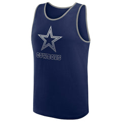 Dallas Cowboys Logo Athletic Unmatched Success Tank Top Navy