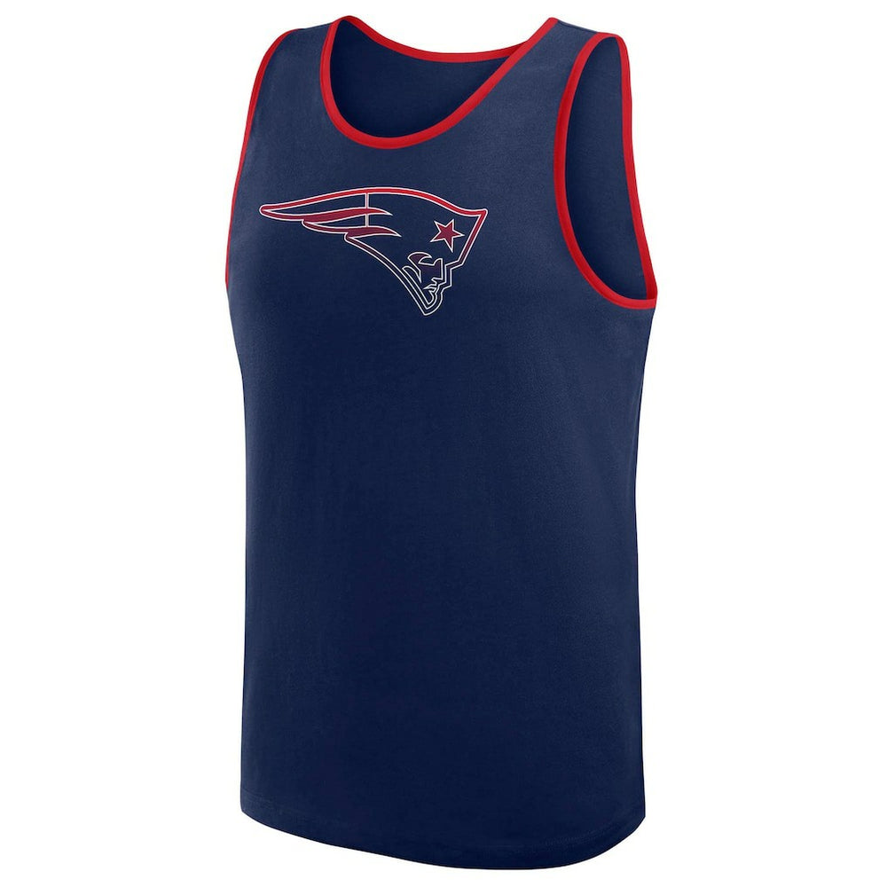 New England Patriots Logo Athletic Unmatched Success Tank Top Navy