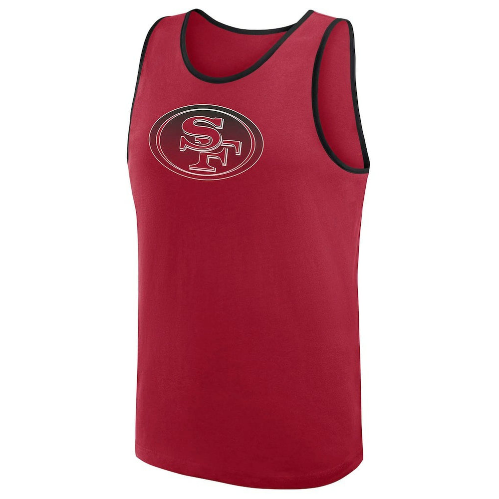 San Francisco 49ers Logo Athletic Unmatched Success Tank Top Scarlet