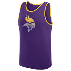 Minnesota Vikings Logo Athletic Unmatched Success Tank Top Purple