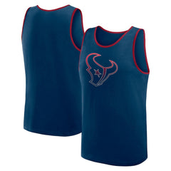 Houston Texans Logo Athletic Unmatched Success Tank Top Navy