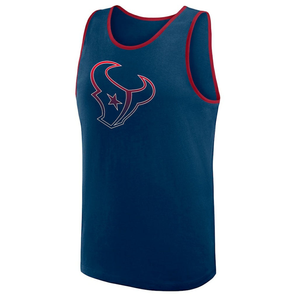 Houston Texans Logo Athletic Unmatched Success Tank Top Navy