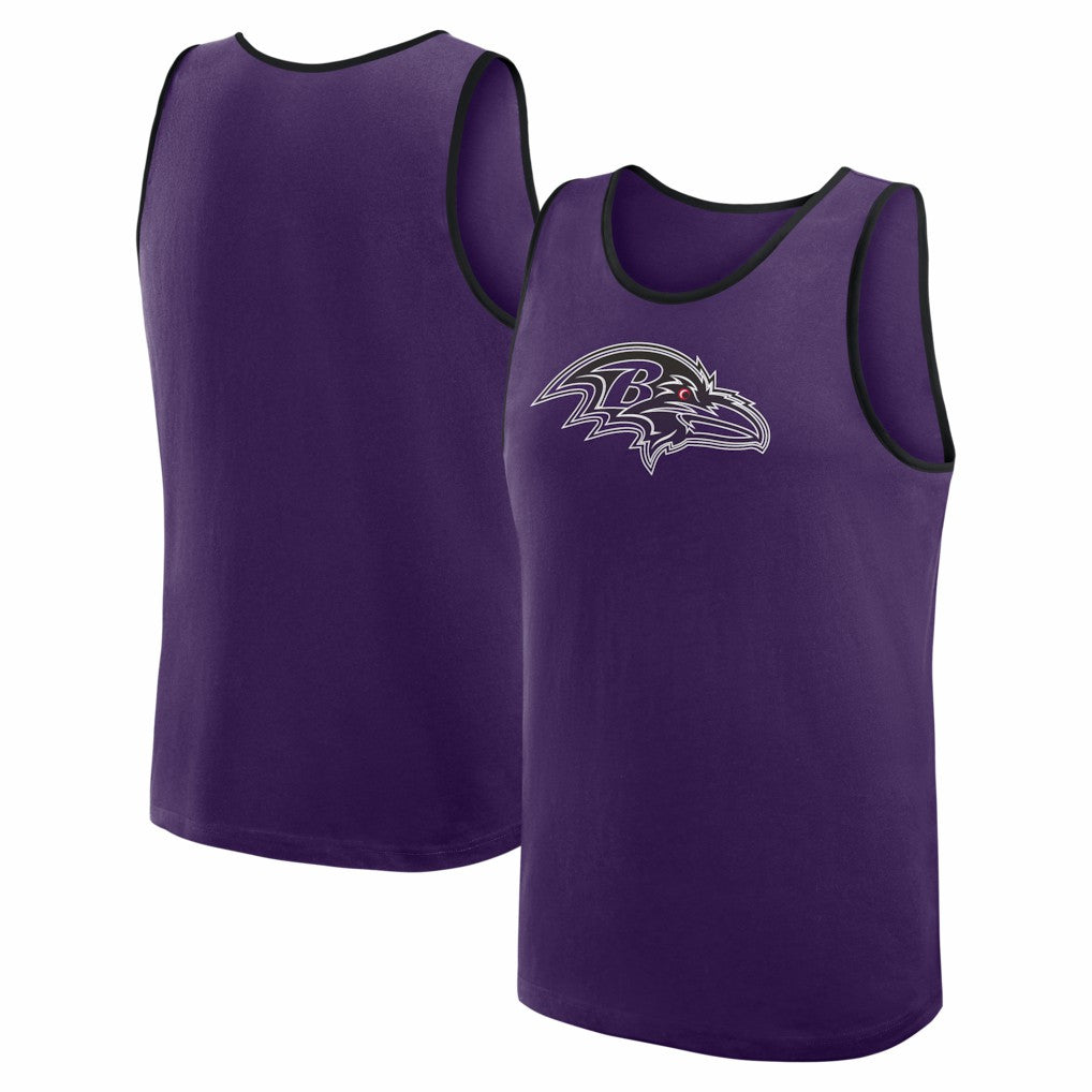 Baltimore Ravens Logo Athletic Unmatched Success Tank Top Purple