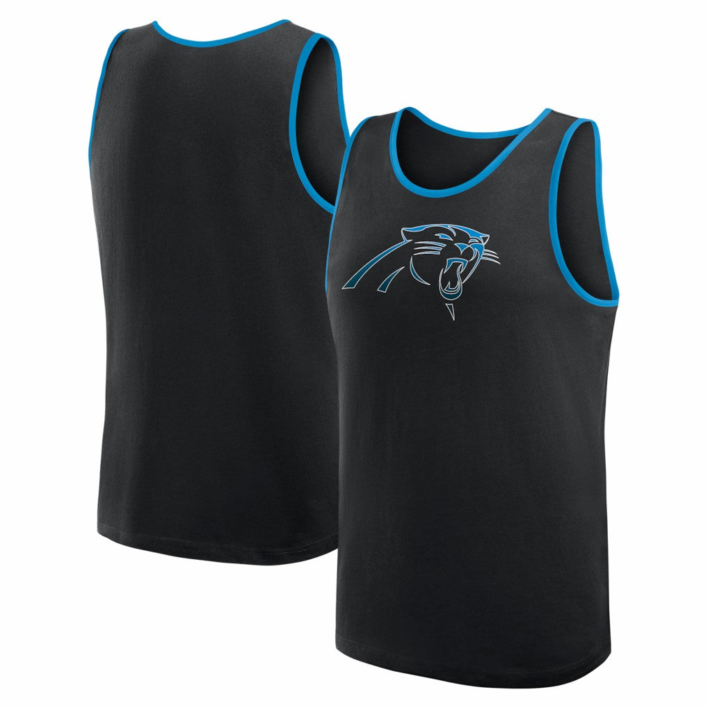 Carolina Panthers Logo Athletic Unmatched Success Tank Top Black