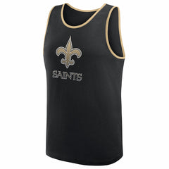 New Orleans Saints Logo Athletic Unmatched Success Tank Top Black
