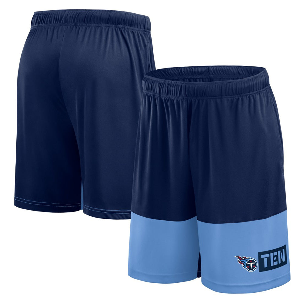 Tennessee Titans Logo Athletic Best of the Best Shorts Navy