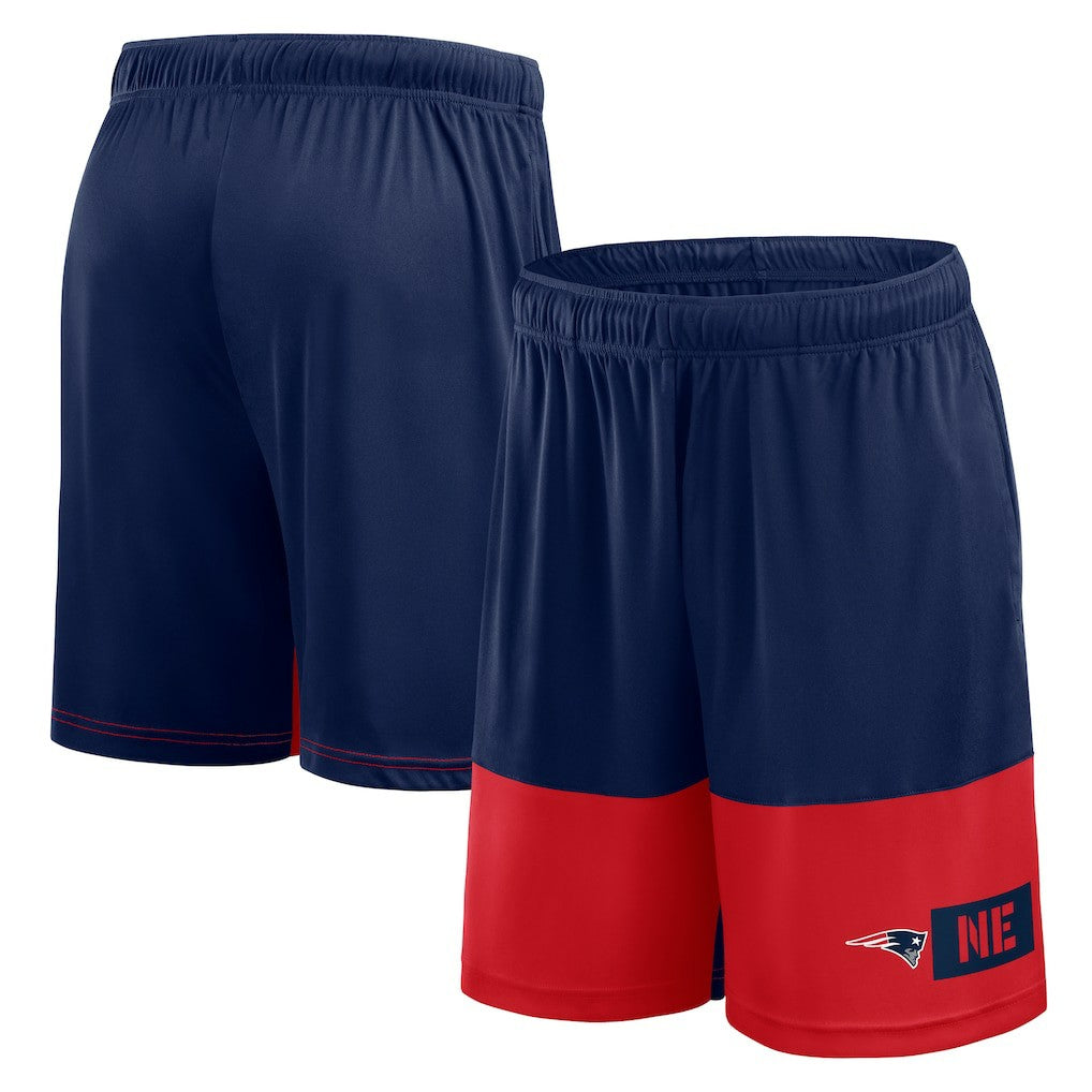 New England Patriots Logo Athletic Best of the Best Shorts Navy