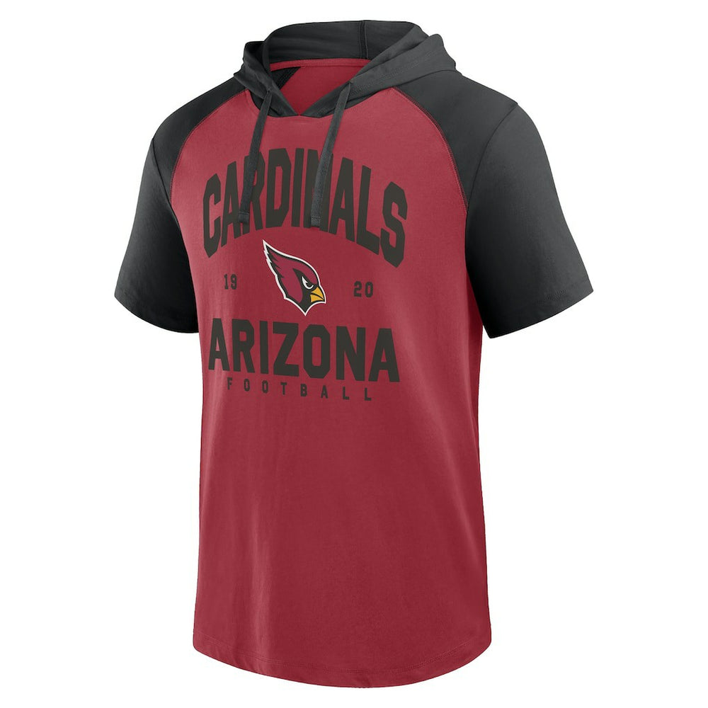 Arizona Cardinals Logo Athletic Prime Hoodie T-Shirt Cardinal