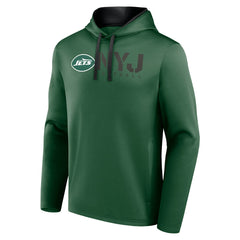 New York Jets Logo Athletic Head Start Pullover Hoodie Green