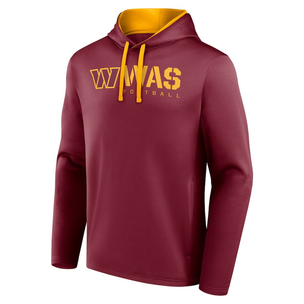 Washington Commanders Logo Athletic Head Start Pullover Hoodie Burgundy