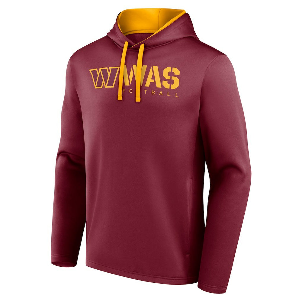 Washington Commanders Logo Athletic Head Start Pullover Hoodie Burgundy