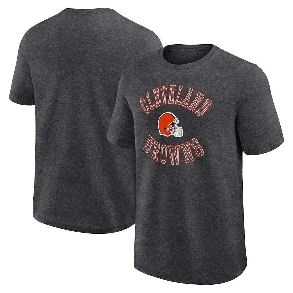 Cleveland Browns Logo Athletic Success T-Shirt Heather Charcoal