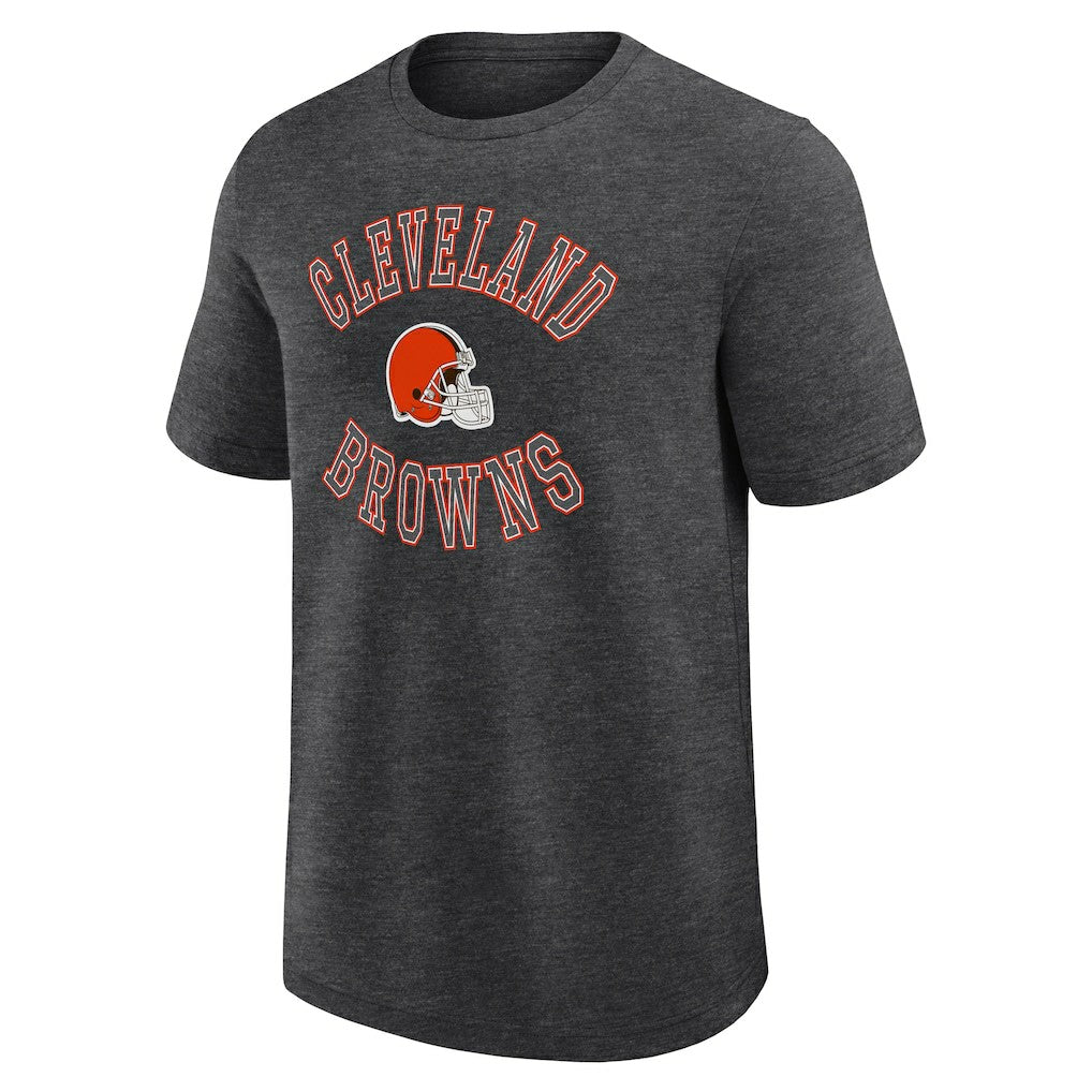 Cleveland Browns Logo Athletic Success T-Shirt Heather Charcoal