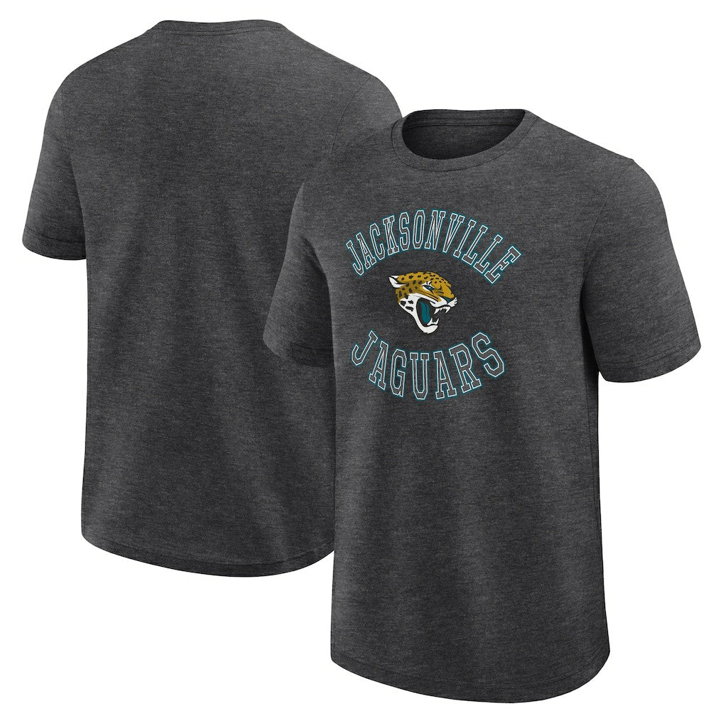 Jacksonville Jaguars Logo Athletic Success T-Shirt Heather Charcoal