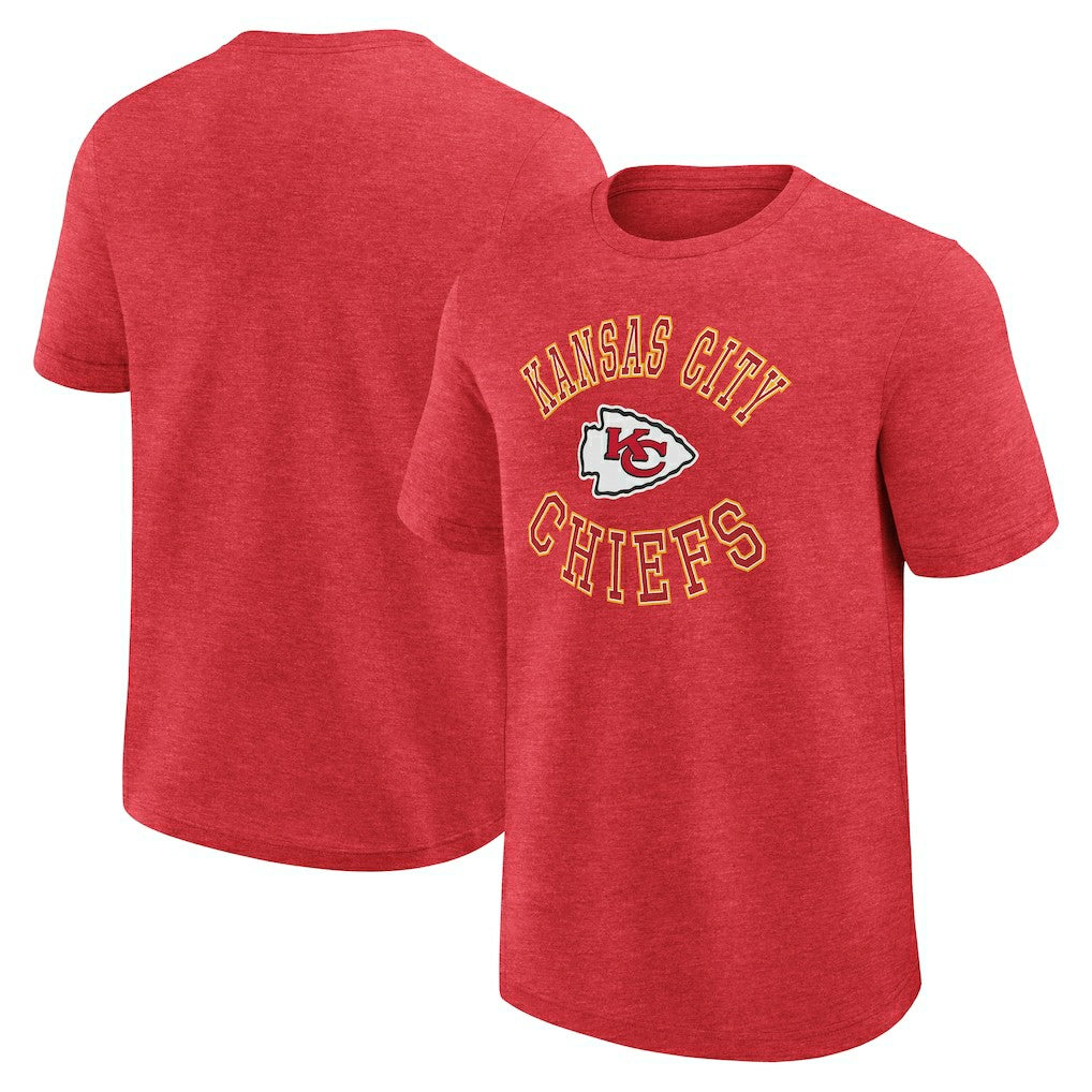 Kansas City Chiefs Logo Athletic Success T-Shirt Heather Red
