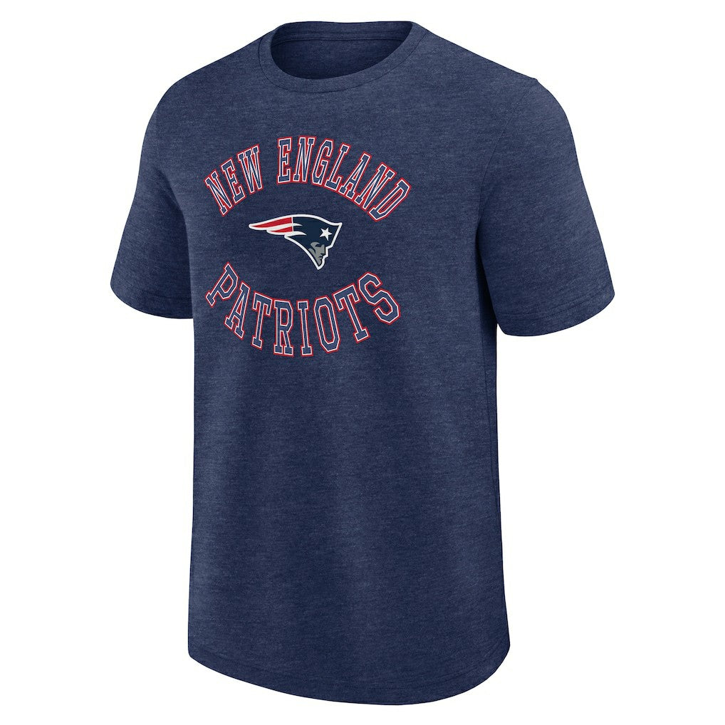 New England Patriots Logo Athletic Success T-Shirt Heather Navy