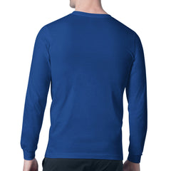 New York Giants Starter Shield Logo Long Sleeve T-Shirt Royal