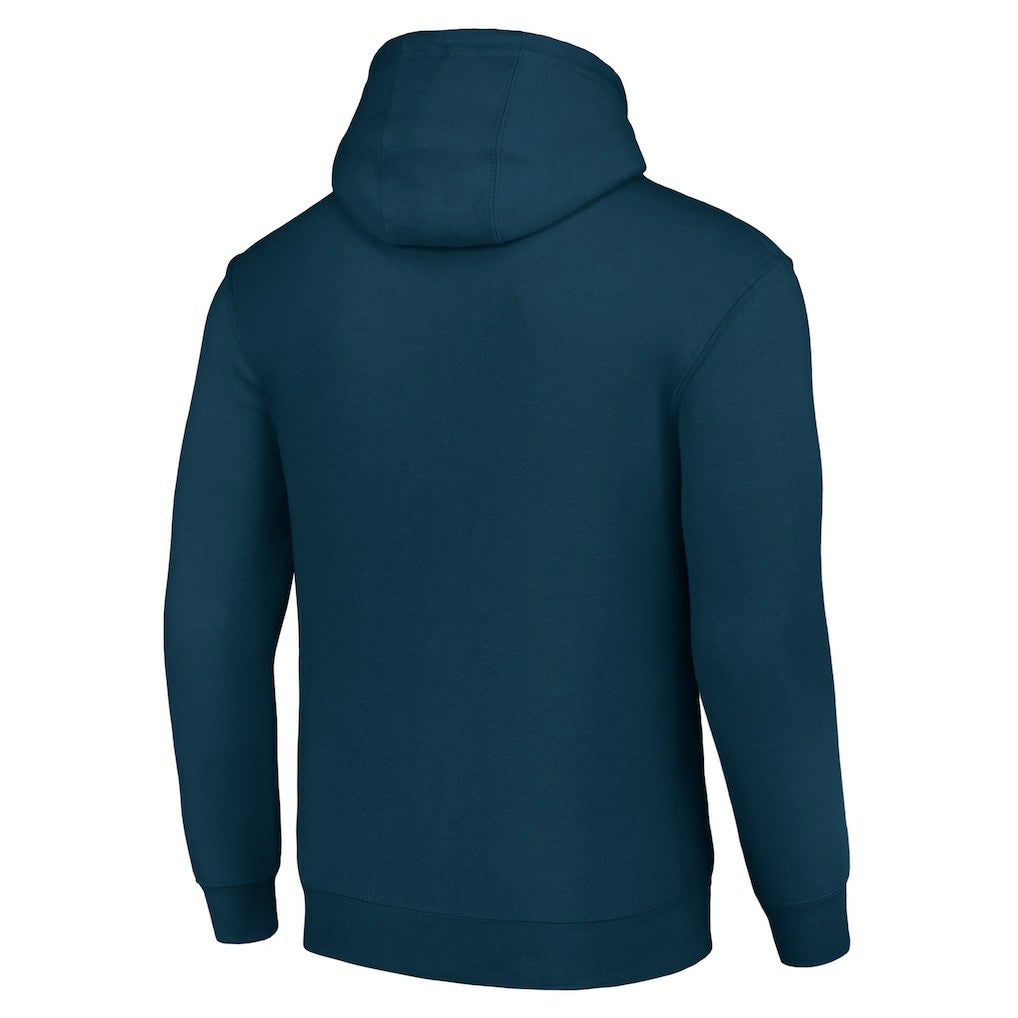 Denver Broncos Starter Shield Logo Pullover Hoodie Navy