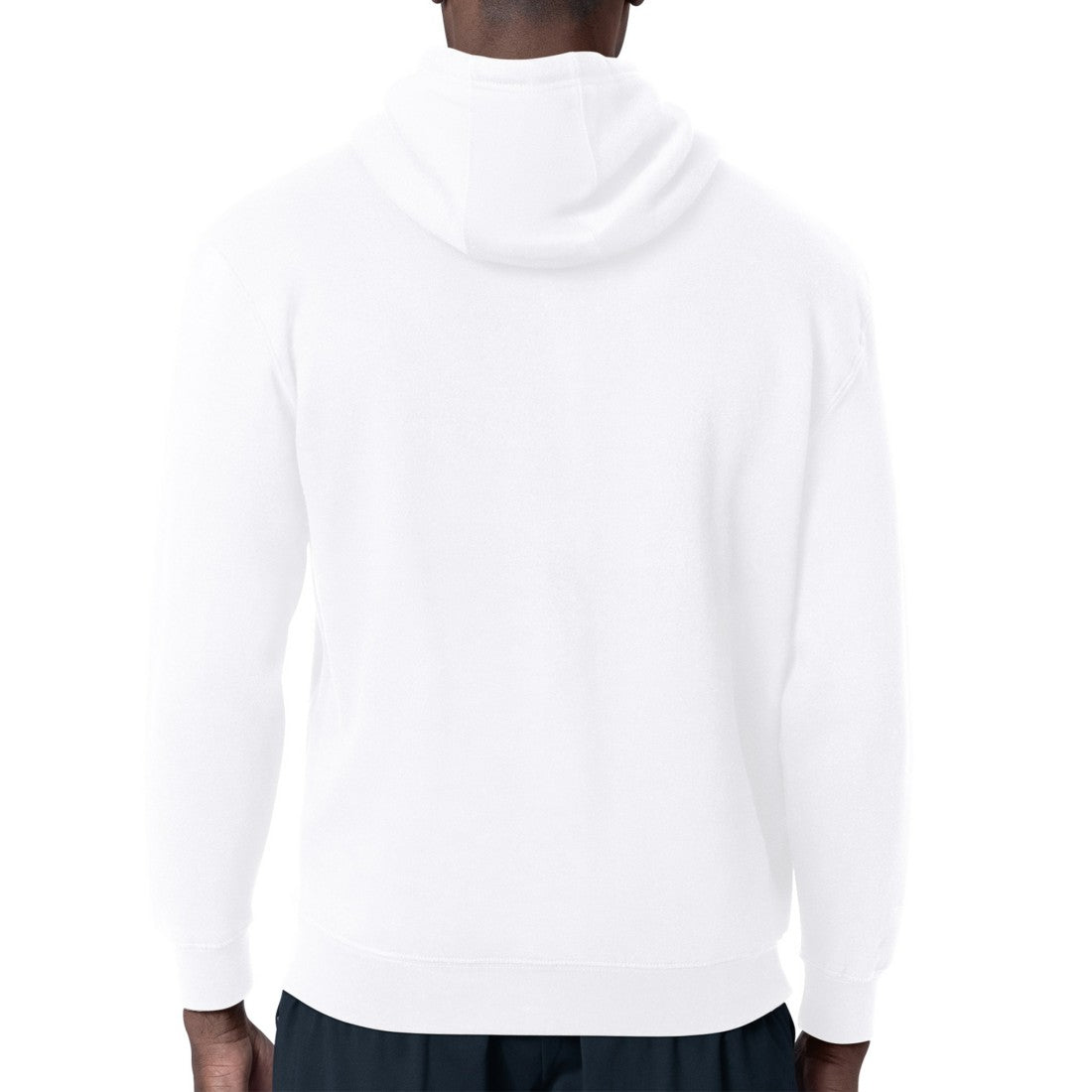 Denver Broncos Starter Shield Logo Pullover Hoodie White