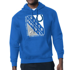 Indianapolis Colts Starter Shield Logo Pullover Hoodie Royal