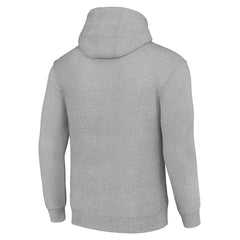 Minnesota Vikings Starter Shield Logo Pullover Hoodie Heather Gray