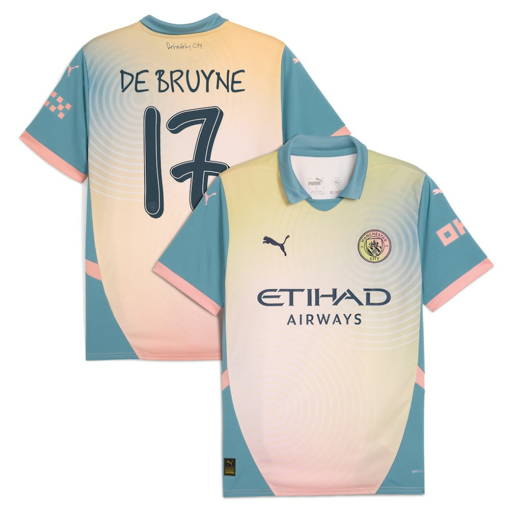 Kevin De Bruyne Manchester City 2024/25 Fourth Replica Player Jersey Blue - Puma Discount