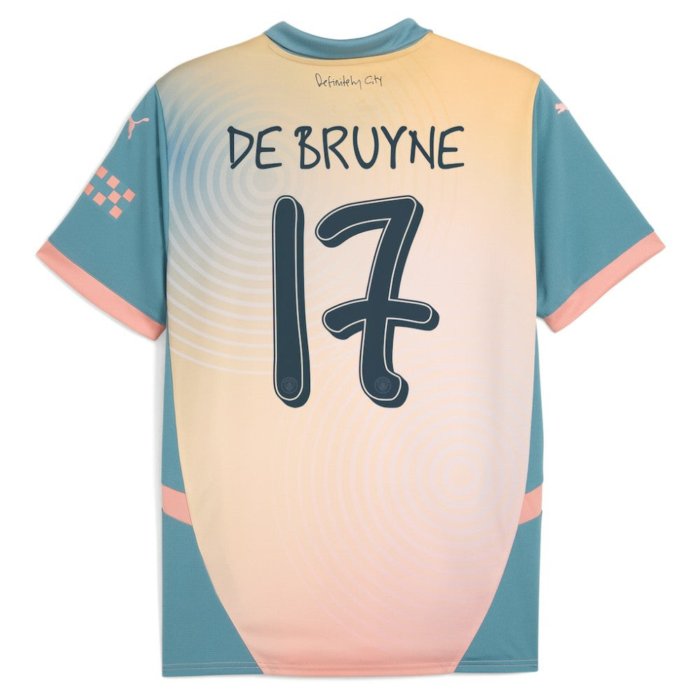 Kevin De Bruyne Manchester City 2024/25 Fourth Replica Player Jersey Blue - Puma Discount