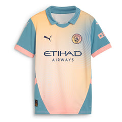 Kevin De Bruyne Manchester City Youth 2024/25 Fourth Replica Player Jersey Blue - Puma for sale