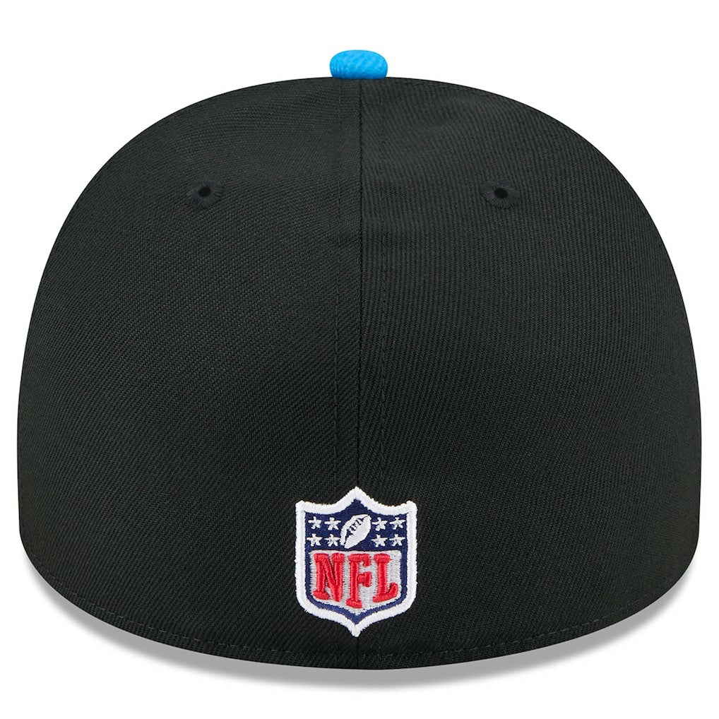 Detroit Lions New Era 2025 NFL Draft On Stage A-Frame 59FIFTY Fitted Hat Black/Blue