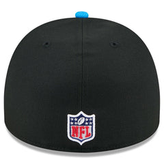 Detroit Lions New Era 2025 NFL Draft On Stage A-Frame 59FIFTY Fitted Hat Black/Blue