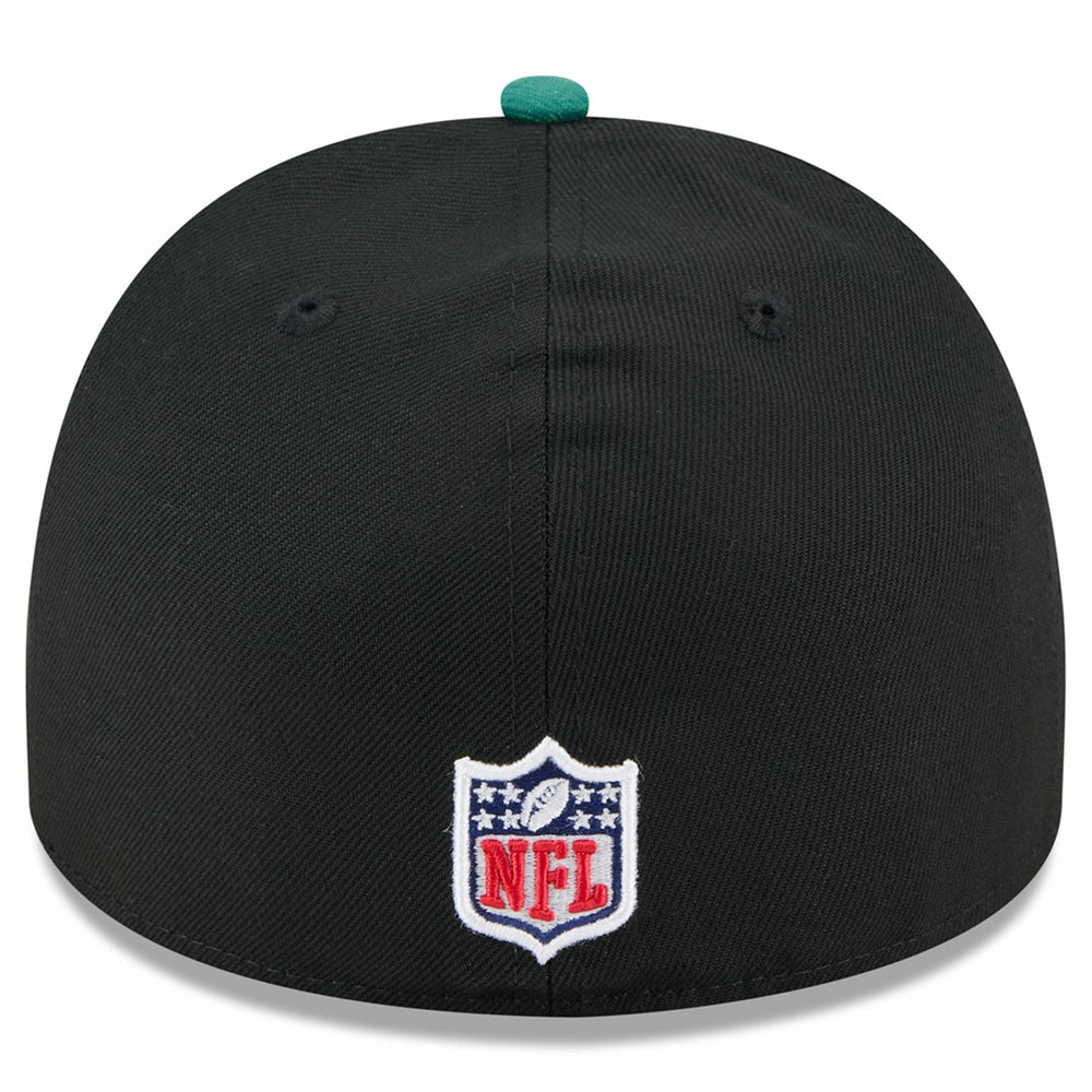 New York Jets New Era 2025 NFL Draft On Stage A-Frame 59FIFTY Fitted Hat Black/Green