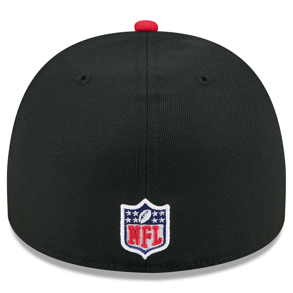 Atlanta Falcons New Era 2025 NFL Draft On Stage A-Frame 59FIFTY Fitted Hat Black/Red