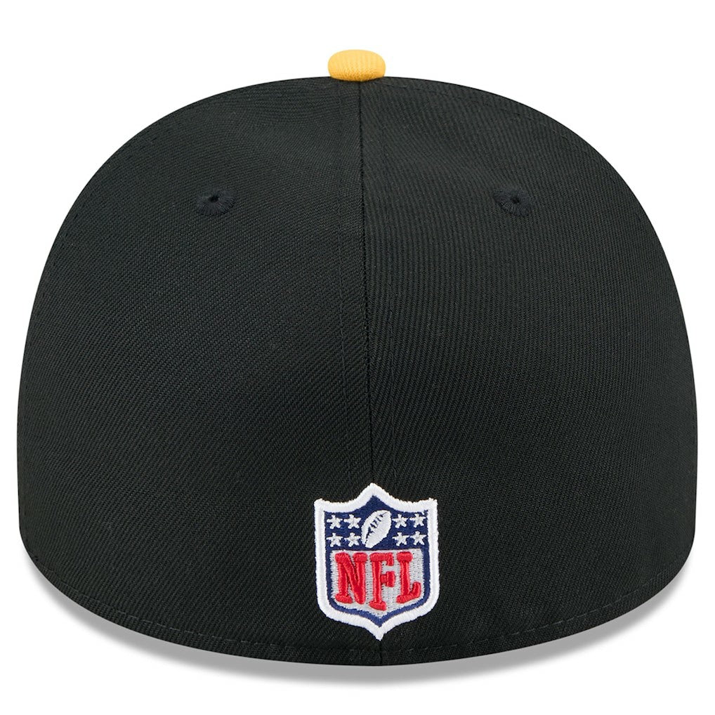 Pittsburgh Steelers New Era 2025 NFL Draft On Stage A-Frame 59FIFTY Fitted Hat Black/Gold